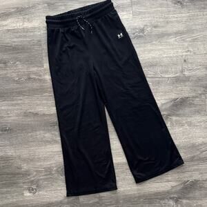 Under Armour Wide Leg Black Lightweight Pants Size Small